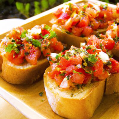 Spice Up Your Appetite with this Delicious and Easy-to-Make Bruschetta Recipe