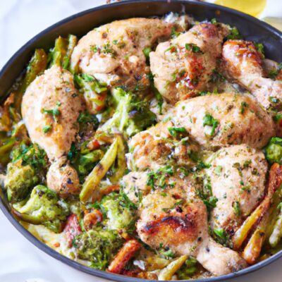 Enjoy the Perfect Dinner with this Easy and Delicious One-Pan Chicken Recipe