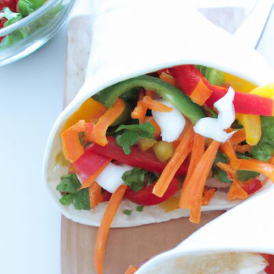 Easy and Delicious Veggie Wrap Recipe for a Quick Lunch