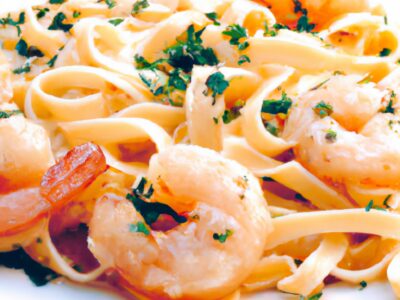 Quick and Easy Garlic Butter Shrimp Pasta