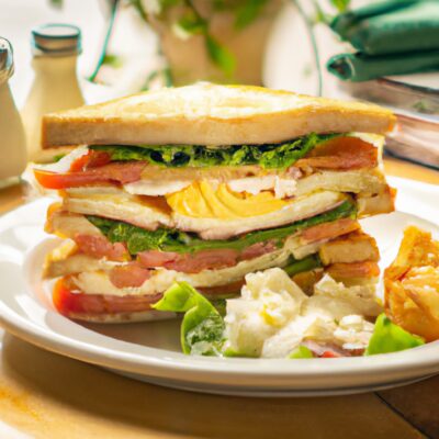 Start Your Day Right with this Delicious Breakfast Sandwich