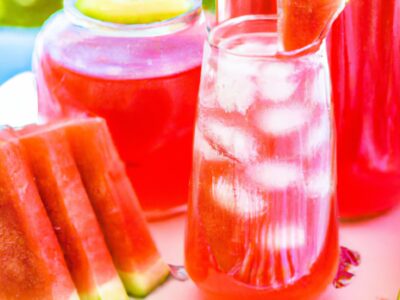 Refreshing and Delicious: Try this Sparkling Watermelon Lemonade Recipe Today!