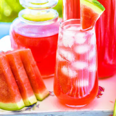 Refreshing and Delicious: Try this Sparkling Watermelon Lemonade Recipe Today!