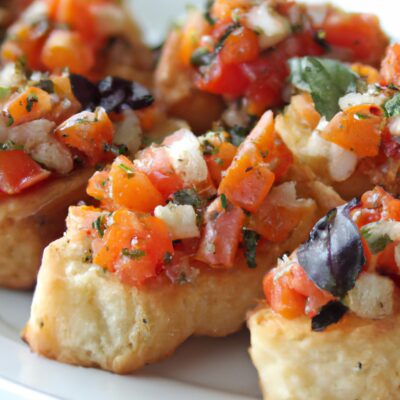 Quick and Easy Party Bruschetta – The Perfect Appetizer Recipe!