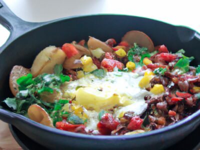 Wholesome and Hearty: Easy Breakfast Skillet Recipe for a Delicious Start to Your Day