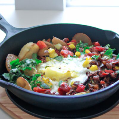 Wholesome and Hearty: Easy Breakfast Skillet Recipe for a Delicious Start to Your Day