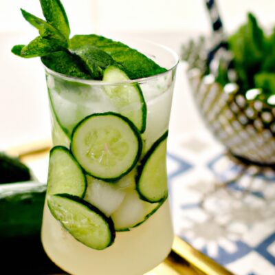 Spice Up Your Summer with a Refreshing Cucumber Mint Limeade Recipe