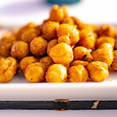 Crispy and Delicious Parmesan Garlic Roasted Chickpeas