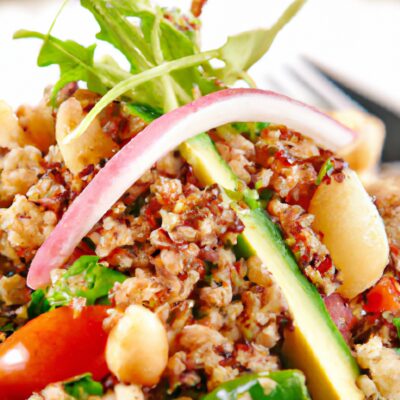 Crunchy and Delicious Quinoa Salad with Fresh Vegetables