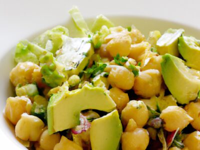 Quick and Healthy Lunch: Avocado and Chickpea Salad