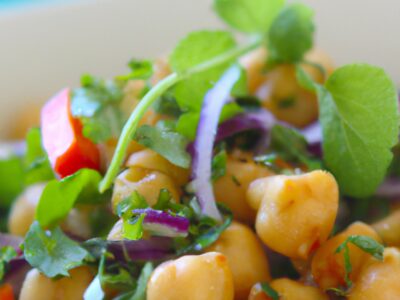 Spiced Chickpea Salad: A Delicious and Healthy Lunch Option