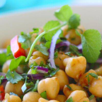 Spiced Chickpea Salad: A Delicious and Healthy Lunch Option