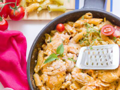 One Pot Creamy Tomato Chicken Pasta: A Quick & Easy Dinner Recipe