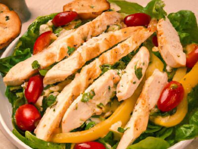 Satisfy Your Taste Buds with this Quick and Easy Grilled Chicken Salad Recipe for Lunch