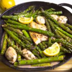 Savory and Succulent: One-Pan Lemon Garlic Chicken and Asparagus