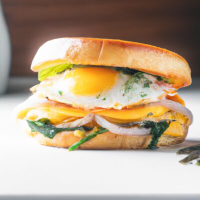 Start Your Day Right with this Mouthwatering Breakfast Sandwich Recipe