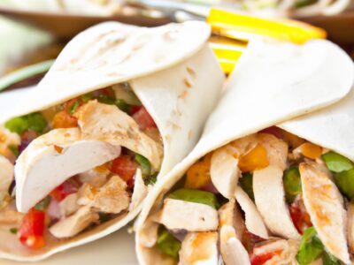 Quick and Easy Chicken Fajita Salad Wraps for a Perfect Lunch