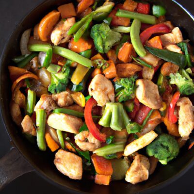 Easy One-Pan Chicken and Vegetable Stir-Fry – Perfect for Busy Weeknights!