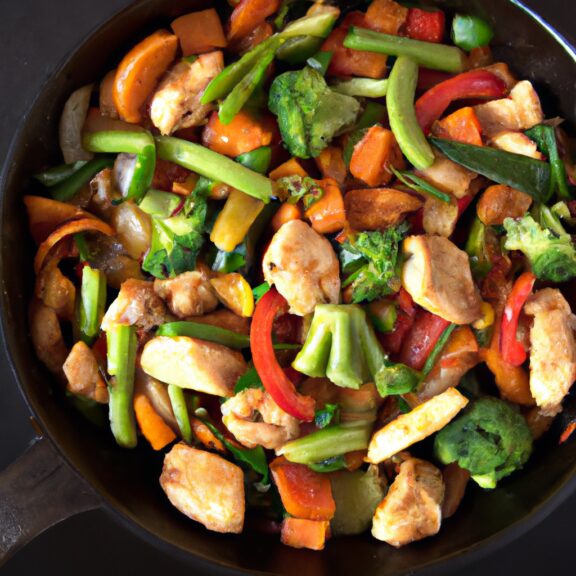 Easy One-Pan Chicken and Vegetable Stir-Fry – Perfect for Busy Weeknights!