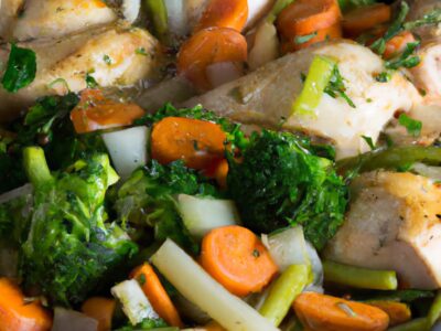 Satisfying and Savory: One-Pan Chicken and Veggie Dinner