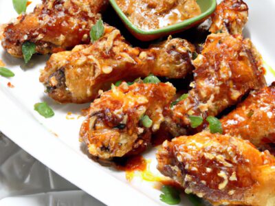Easy and Delicious Garlic Parmesan Chicken Wings Recipe