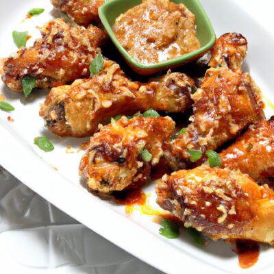 Easy and Delicious Garlic Parmesan Chicken Wings Recipe