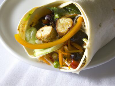 Delightful Veggie Wrap: The Perfect Lunch Recipe!