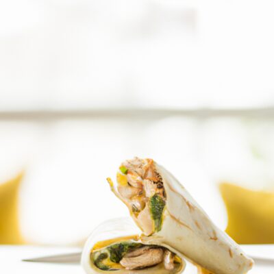 Quick and Easy Chicken Caesar Wrap for a Delicious Lunch