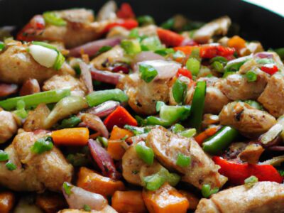 Easy and Delicious One-Pan Honey Garlic Chicken with Veggies