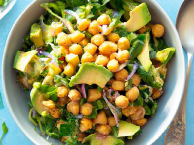 Elevate Your Greens Game: Try This Deliciously Nutritious Avocado and Chickpea Salad Recipe