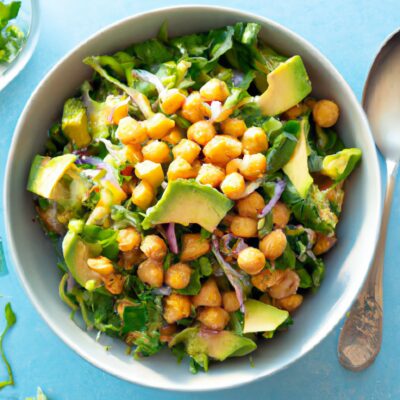 Elevate Your Greens Game: Try This Deliciously Nutritious Avocado and Chickpea Salad Recipe