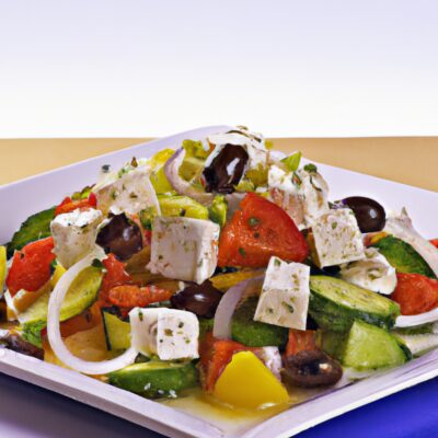 Healthy and Delicious: Try this Mouthwatering Greek Salad Recipe Today!