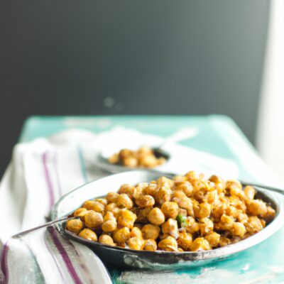 Try this Delicious and Healthy Roasted Chickpea Snack Recipe!