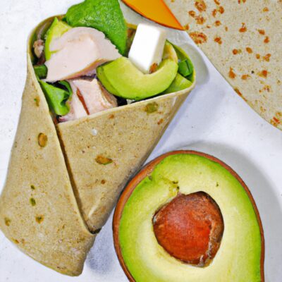 Quick and Easy Turkey Avocado Wrap for Your On-the-Go Lunch