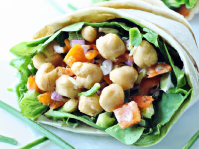 Quick and Easy Chickpea Salad Wrap: A Delicious Lunch Recipe