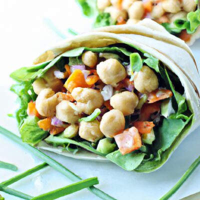 Quick and Easy Chickpea Salad Wrap: A Delicious Lunch Recipe