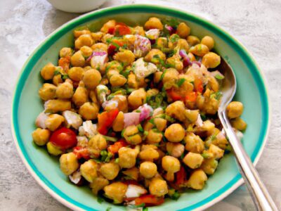 Healthy and Hearty Chickpea Salad: The Perfect Lunch Recipe!