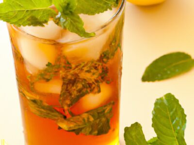 Refreshing Summer Cooler: Lemon and Mint Iced Tea Recipe