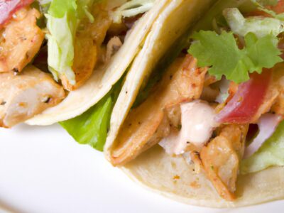 Sweet and Spicy Grilled Chicken Tacos