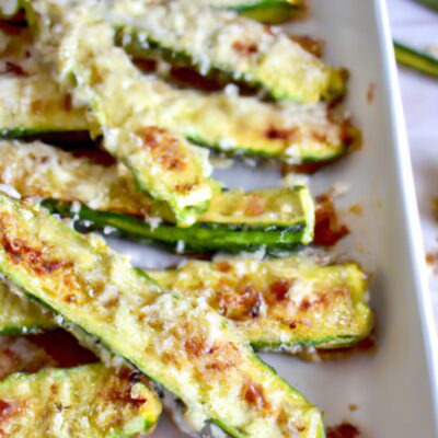 Mouthwatering Baked Parmesan Zucchini Fries: The Perfect Snack Recipe