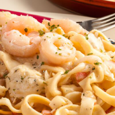 Creamy Garlic Shrimp Alfredo – A Delicious Dinner Recipe