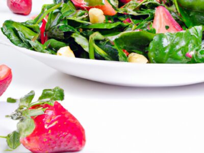 Perfectly Tangy and Refreshing Strawberry Spinach Salad Recipe