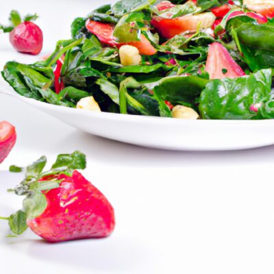 Perfectly Tangy and Refreshing Strawberry Spinach Salad Recipe