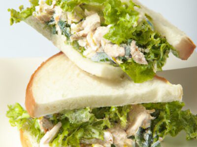 Quick and Easy Chicken Salad Sandwich for a Healthy Lunch