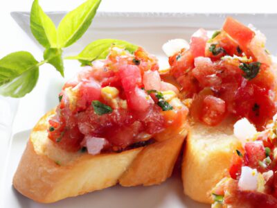 5-Minute Bruschetta: A Summertime Favorite Appetizer Recipe