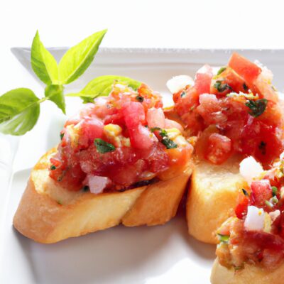 5-Minute Bruschetta: A Summertime Favorite Appetizer Recipe