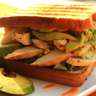 Try this Mouthwatering Grilled Chicken and Avocado Sandwich for a Perfect Lunch!