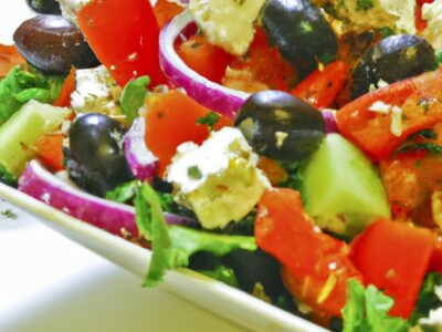Fresh and Flavorful: Deliciously Simple Mediterranean Salad Recipe