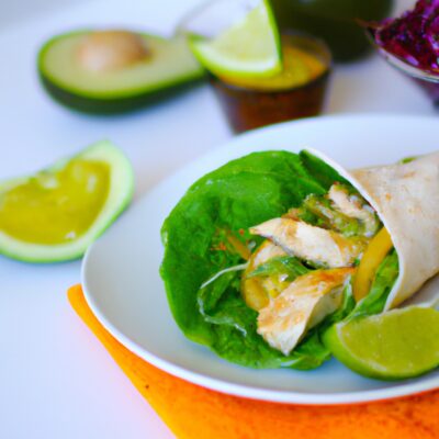 Quick and Flavorful Lunch: Chicken Avocado Wrap Recipe