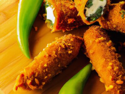 Crispy and Delicious: Try These Irresistible Cheese Stuffed Jalapeno Poppers!